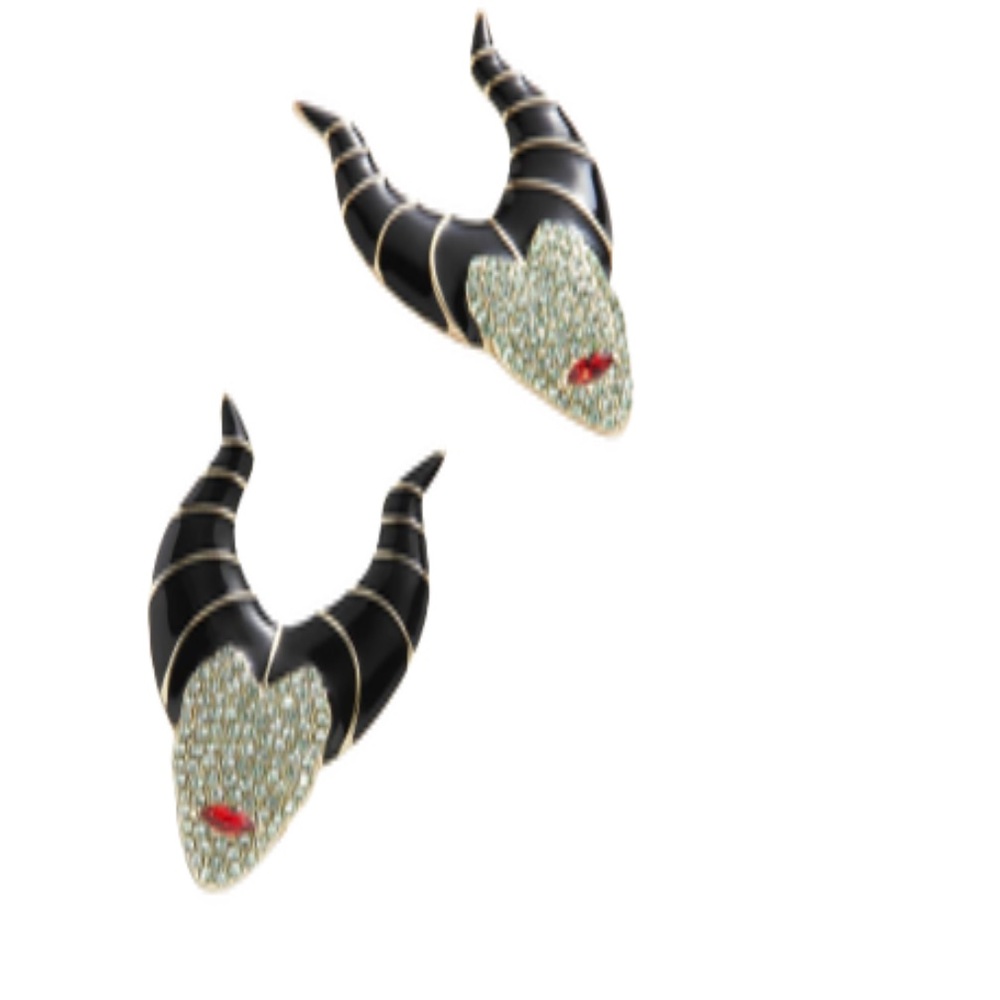 Disney X Baublebar Villain Maleficent Mini Pave Rhinestone Stud Earring